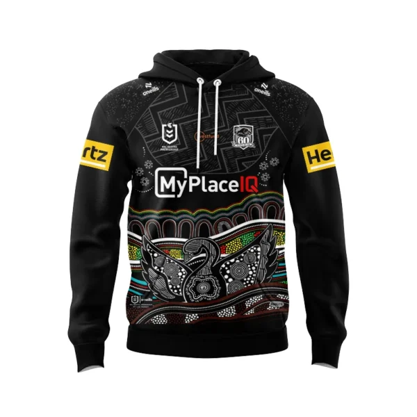 2026 Penrith Panthers Indigenous Hoodie front view